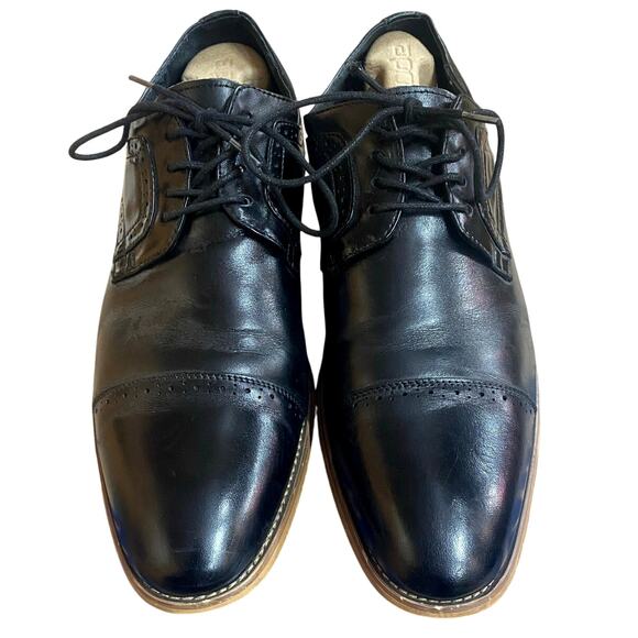 Stacy Adams Dickinson Men's Formal Dress Shoe 11W Black Leather Oxford - Picture 5 of 9